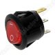 Built-in universal switch, round Fi 20mm (red)